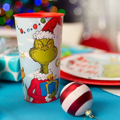 Merry Grinchmas Plastic Favor Cup, 32oz - How the Grinch Stole Christmas