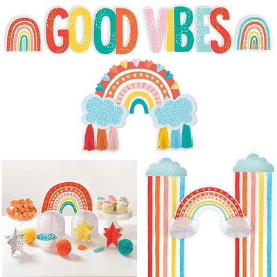 Retro Rainbow Decorating Kit