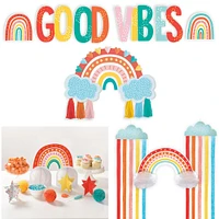 Retro Rainbow Decorating Kit