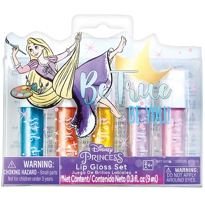 Kids' Glitter Rapunzel Lip Gloss Set, 5ct - Disney Princess