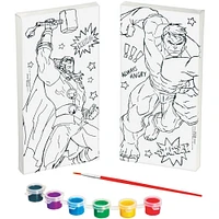 Avengers Color Your Own Canvas Kit, 2pc