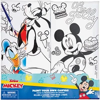 Mickey Mouse Color Your Own Canvas Kit, 2pc