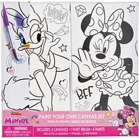 Minnie Mouse Color Your Own Canvas Kit, 2pc