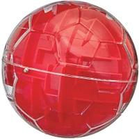 Red A-Maze-Ing Puzzle Ball, 4in