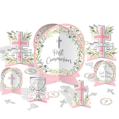 My First Communion Cardstock Table Decorating Kit