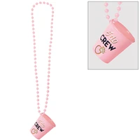 I Do Crew Shot Glass Necklaces, 1.5oz, 6ct