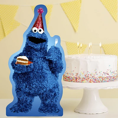 Cookie Monster Centerpiece Cardboard Cutout, 18in - Sesame Street