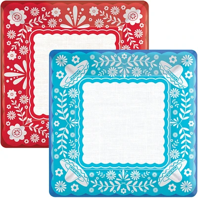 Fiesta Viva la Party Paper Dinner Plates, 10in, 20ct