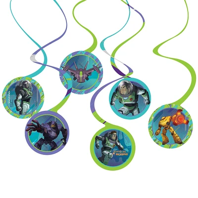 Lightyear Cardstock Swirl Decorations, 12ct