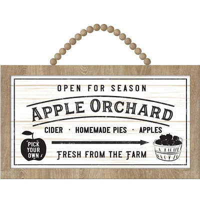 Nature's Harvest Apple Orchard Wooden Sign, 14in x 8in