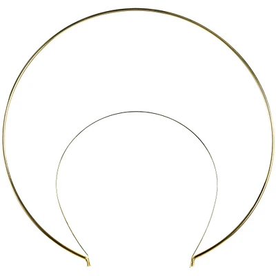 Adult Gold Floating Halo Metal Headband