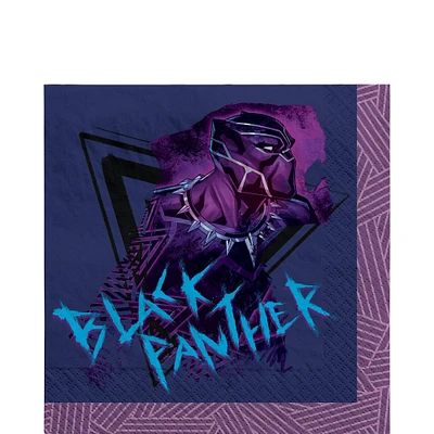 Black Panther Wakanda Forever Paper Lunch Napkins, 6.5in, 16ct