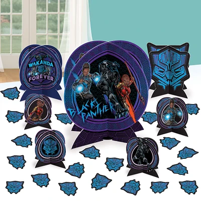 Black Panther Wakanda Forever Cardstock Table Centerpiece Kit