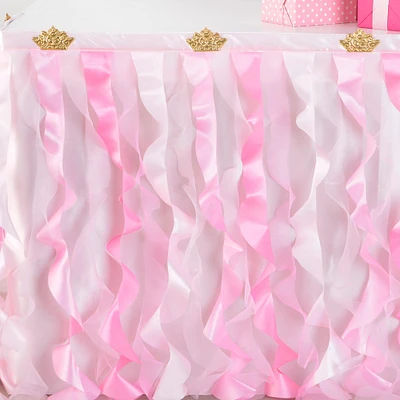 Disney Princess Satin Ribbon Tableskirt, 6ft