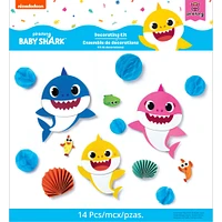 Baby Shark Wall Decorating Kit, 14pc