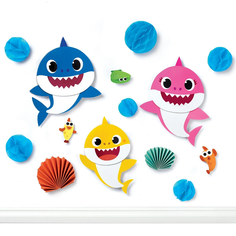 Baby Shark Wall Decorating Kit, 14pc