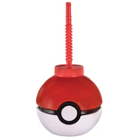 Poké Ball Plastic Cup with Straw, 22oz - Pokémon