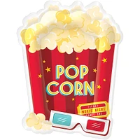 Popcorn Bucket Paper Dinner Plates, 10.5in, 20ct - Movie Night