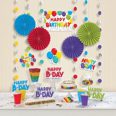 Giant Birthday Balloons Room Decorating Kit