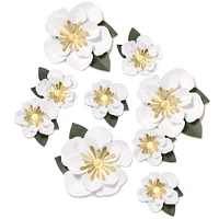 White Flower Accent Décor Kit, 12pc