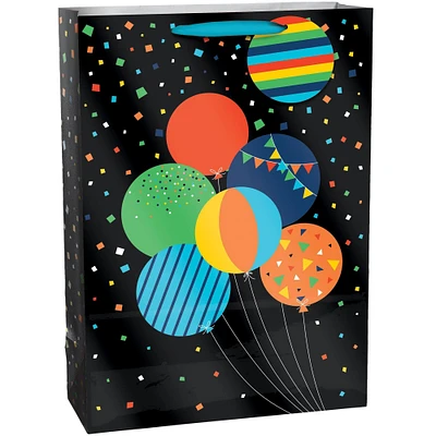 Birthday Balloons Super Large Gift Bag Kit, 2pc