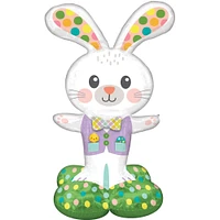 AirLoonz Spotted Easter Bunny Balloon Set, 4pc