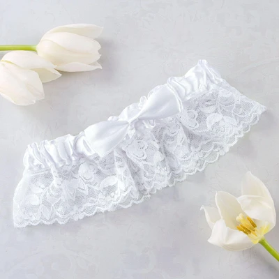 Bride Robe & Garter Wedding Day Accessory Kit