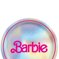Metallic Malibu Barbie Paper Lunch Plates, 9in, 8ct