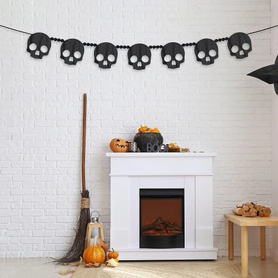 Skull Wood Garland, 6ft