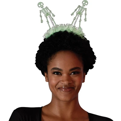 Glow-in-the-Dark Dangling Skeleton Head Bopper