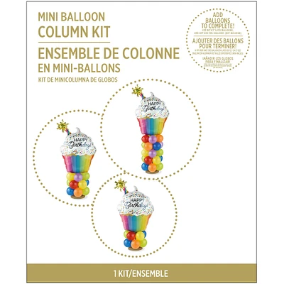 Adjustable Mini Balloon Column Kit, 21.25in