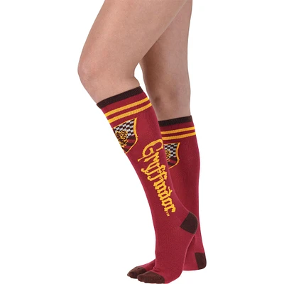 Adult Red & Gold Gryffindor Knee-High Socks - Harry Potter