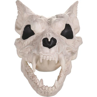 Plastic Werewolf Skull, 6.75in x 10.25in