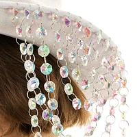 Iridescent Jewel White Cowboy Hat