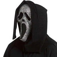 Ghostface Bling Plastic & Fabric Hooded Face Mask - Scream