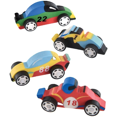 Race Car Erasers, 12ct