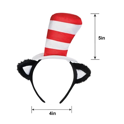 Satin Cat in the Hat Headband - Dr. Seuss