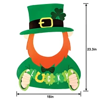 St. Patrick's Day Leprechaun Cutout Photo Prop