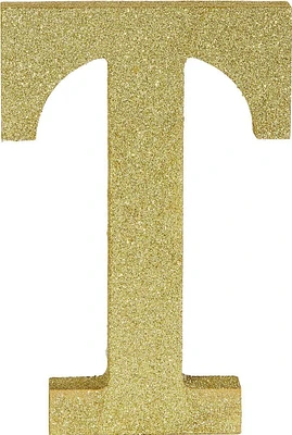 Glitter Gold Two Fiberboard Sign Kit, 9in, 3pc