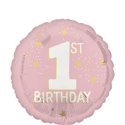 1st Birthday Foil Balloon, 18in
