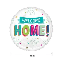 Banner Welcome Home Foil Balloon, 18in