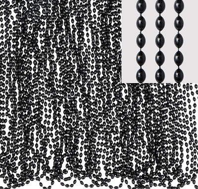 Black Bead Necklaces 50ct