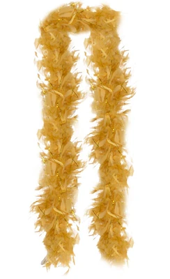 Gold Feather Boa