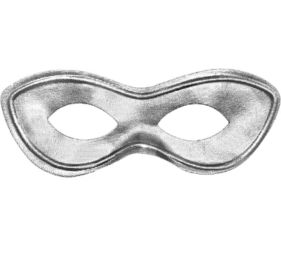 Silver Domino Mask