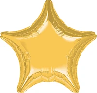 Giant Gold Star Balloon, 32in