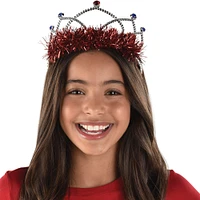 Red, White, & Blue Rhinestone Tiara