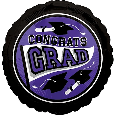 Congrats Grad Foil Balloon Bouquet, 12pc