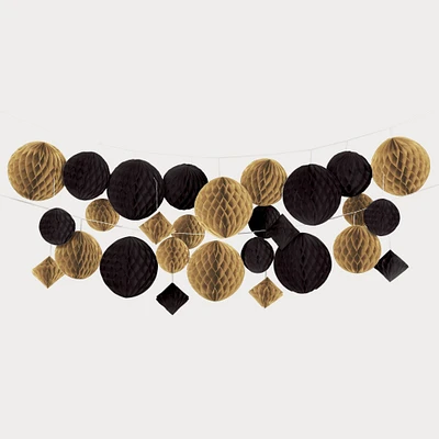 Gold & Black Room Decorating Kit