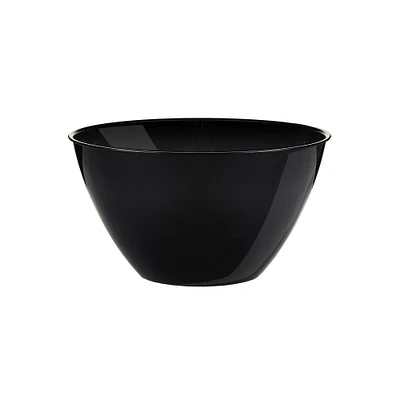 Small Black Plastic Bowl, 5.5in, 24oz