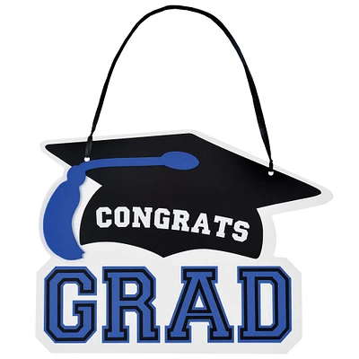 Congrats Grad MDF Hanging Sign